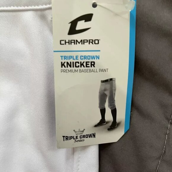 Champro Men's Adult Triple Crown Knicker Solid Baseball Pants *SIZE SMALL - Picture 3 of 4